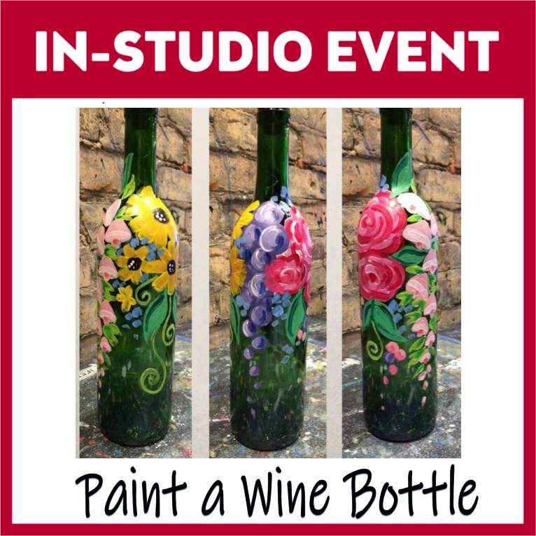 Wine Bottle Painting